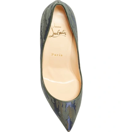 Shop Christian Louboutin Pigalle Follies Camo Pointy Toe Pump In Vosges Camo