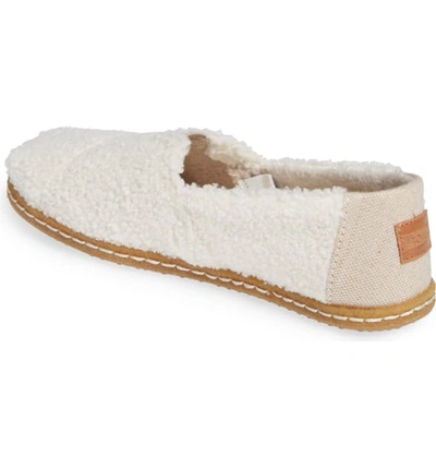 Shop Toms Alpargata Slip-on In Faux Shearling Fabric
