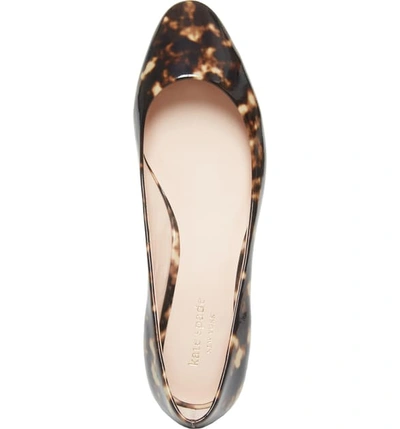 Shop Kate Spade Fallyn Skimmer Flat In Tortoise