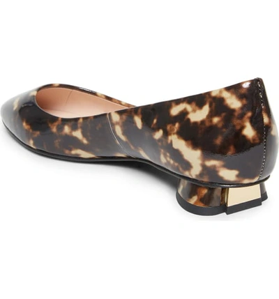 Shop Kate Spade Fallyn Skimmer Flat In Tortoise