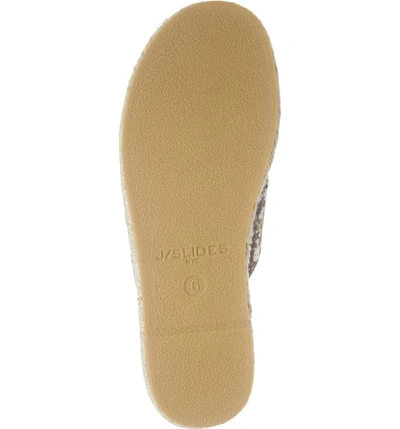 Shop Jslides Reva Slide Sandal In Natural Leather