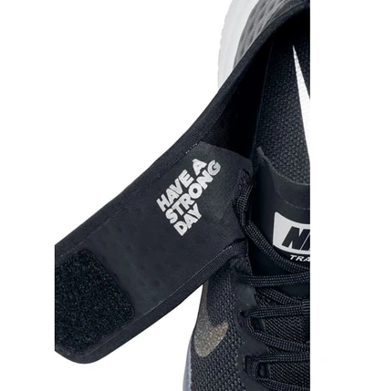 Shop Nike Air Zoom Strong 2 Metallic Training Shoe In Black/ Multi/ Platinum