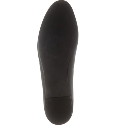 Shop Madewell Reid Ballet Flat In True Black Leather