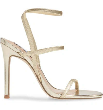 Shop Steve Madden Nectur Sandal In Gold