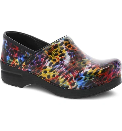 Shop Dansko 'professional' Clog In Paint Storm Patent Leather