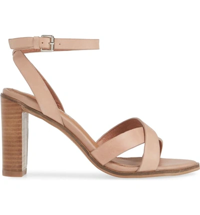 Shop Alias Mae Emi Ankle Strap Sandal In Blush Leather