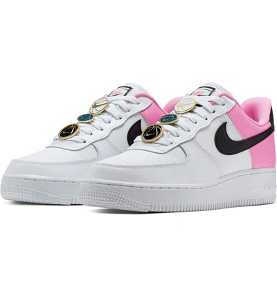 Shop Nike Air Force 1 '07 Se Sneaker In White/ Black/ China Rose