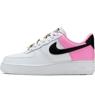 Shop Nike Air Force 1 '07 Se Sneaker In White/ Black/ China Rose