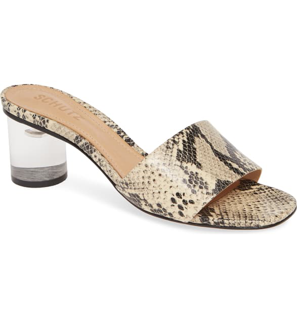 schutz snake sandal