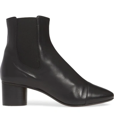 Shop Isabel Marant Chelsea Boot In Black Leather