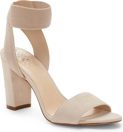 Shop Vince Camuto Citriana Sandal In Moonstone Suede