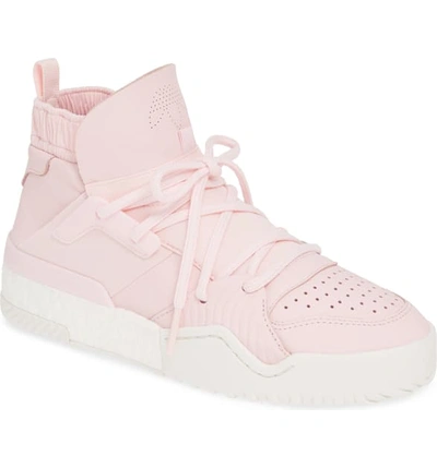 Shop Adidas Originals By Alexander Wang Bball High Top Sneaker In Pink