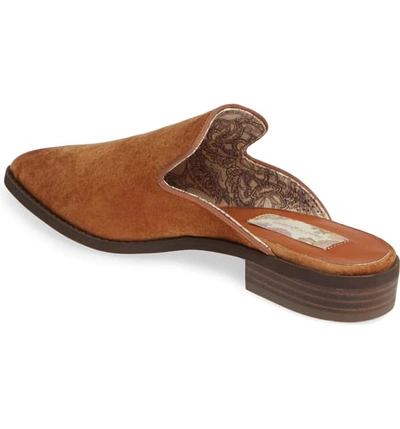 Shop Band Of Gypsies Skipper Velvet Mule In Tan