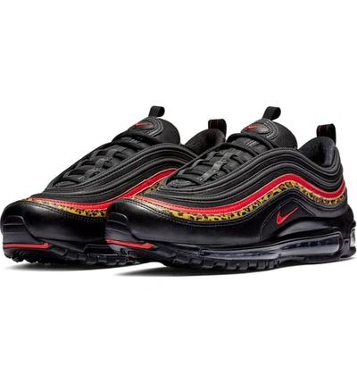 Nike Air Max 97 Leather And Mesh Sneakers In Black ModeSens