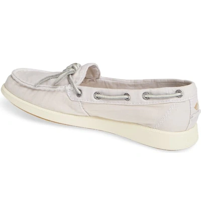 Shop Sperry Oasis Boat Shoe In Ivory Canvas