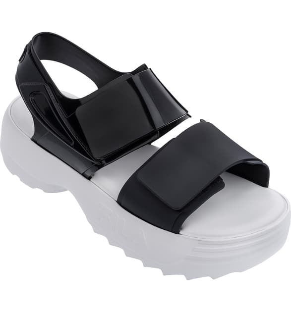 melissa x fila sandals