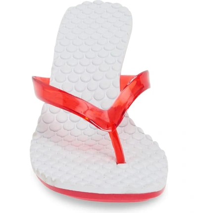 Shop Jeffrey Campbell Thong 2 Slide Sandal In Red