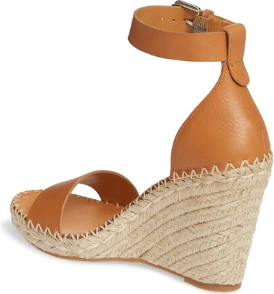 Shop Dolce Vita Noor Espadrille Wedge Sandal In Tan Leather