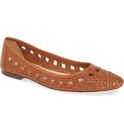 Shop Loeffler Randall Maura Ballet Flat In Timber Brown