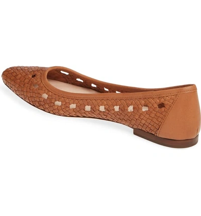 Shop Loeffler Randall Maura Ballet Flat In Timber Brown