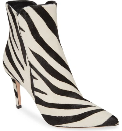 Shop Gianvito Rossi Genuine Calf Hair Bootie In Zebra Print