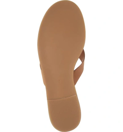Shop Madewell Knot Slide Sandal In Desert Camel