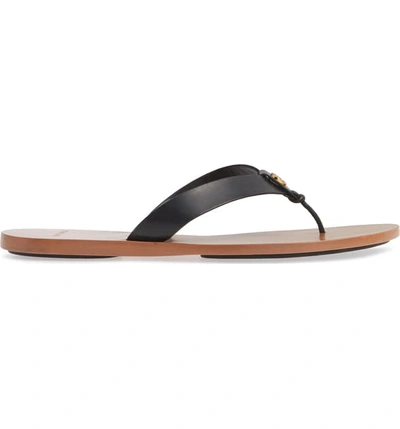 Shop Tory Burch Manon Flip Flop In Perfect Black