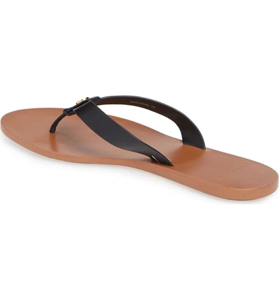 Shop Tory Burch Manon Flip Flop In Perfect Black