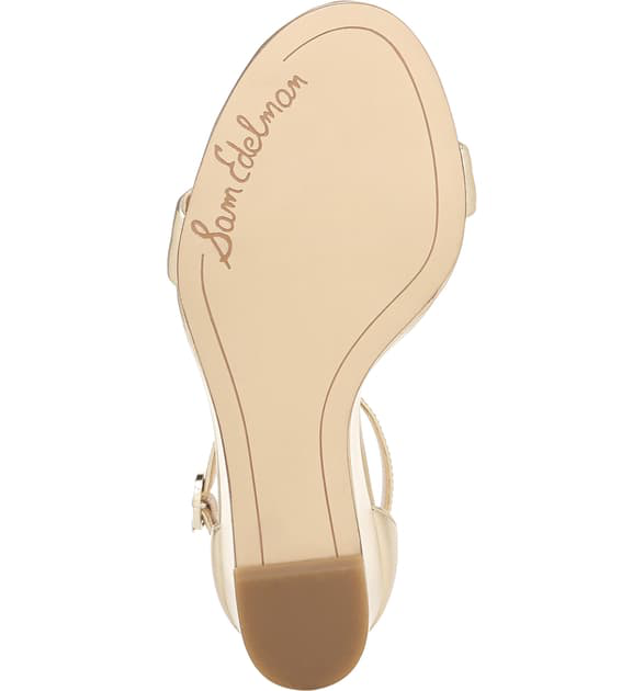 sam edelman neesa wedge gold