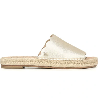 Shop Sam Edelman Andy Slide Sandal In Jute