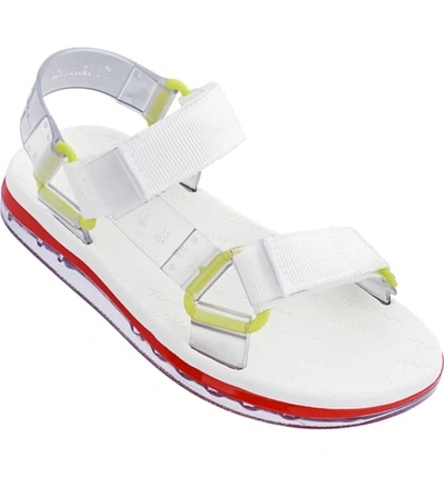 Shop Melissa Papete Rider Sandal In White