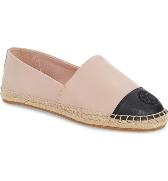 tory burch espadrilles seashell pink