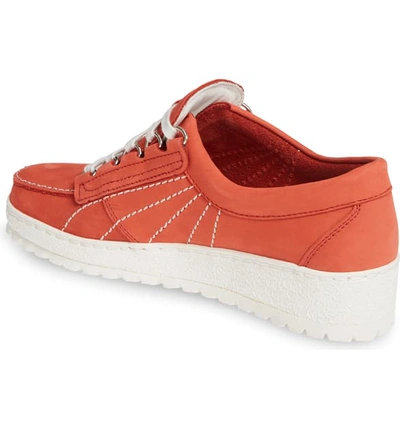 Shop Mephisto Lady Low Top Sneaker In Coral Nubuck