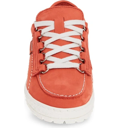 Shop Mephisto Lady Low Top Sneaker In Coral Nubuck