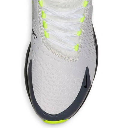 Shop Nike Air Max 270 Sd Sneaker In Platinum Tint/ Volt/ Dark Grey
