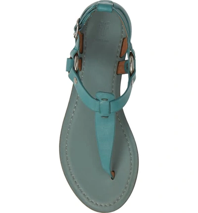 Shop Frye Rachel T-strap Sandal In Turquoise