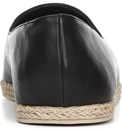 Shop Vince Malia Loafer Flat In Black Leather