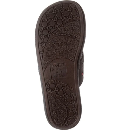 Shop Acorn Flora Spa Flip Flop In Ash Flora Suede