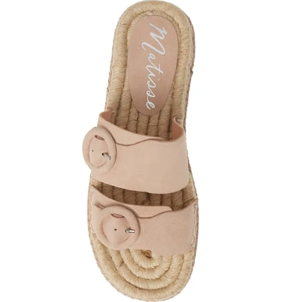 Shop Matisse Cape Slide Sandal In Blush