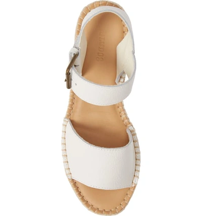 Shop Soludos Minorca Platform Wedge Sandal In White