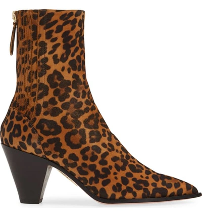 Shop Aquazzura Saint Honore Boot In Jaguar Suede