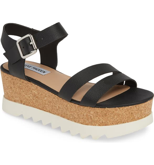keykey platform wedge sandal