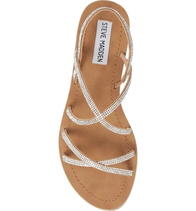 Steve Madden Rita Embellished Strappy Sandal In Natural Multi