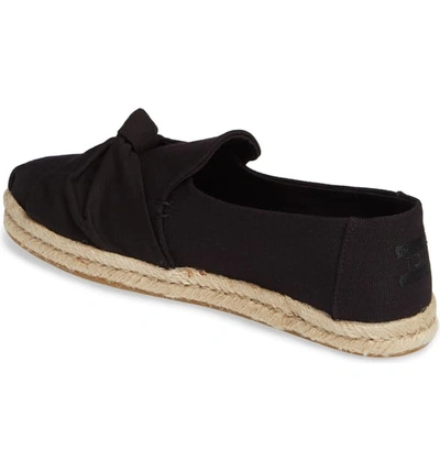 Shop Toms Deconstructed Alpargata Espadrille Loafer In Black Knot Canvas