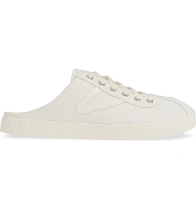 Shop Tretorn Cam Slip-on Sneaker In Vintage White/ Vintage White