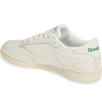 Shop Reebok Club C 85 Sneaker In Chalk/ Green/ Paperwhite/ Red