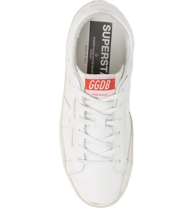 Shop Golden Goose Superstar Sneaker In White