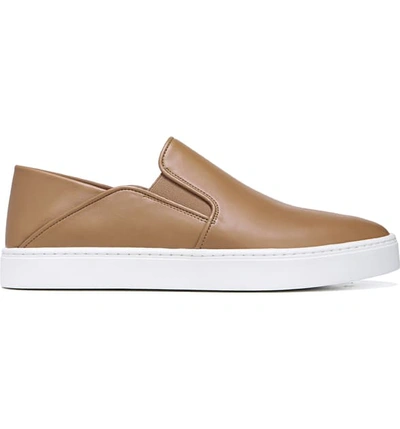 Shop Vince Garvey Slip-on Sneaker In Wheat