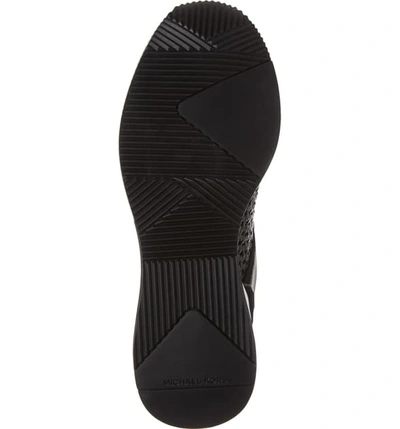 Shop Michael Michael Kors Georgie Wedge Sneaker In Black Multi