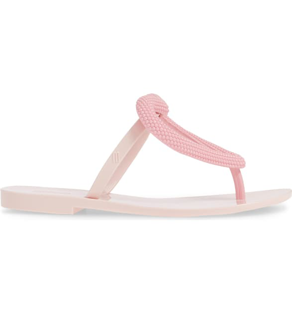 melissa big heart flip flop